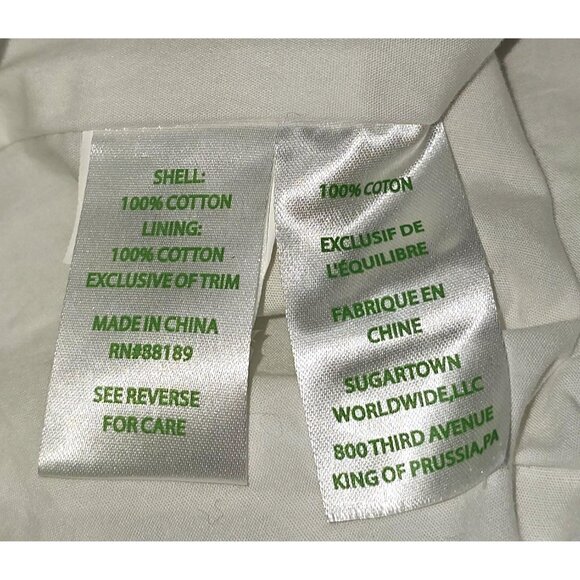 Lilly Pulitzer Womens White Tansy Strapless Textured Embroidered Dress Sz 4 2792 - Picture 10 of 14